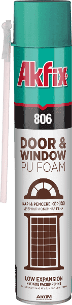 806 Espuma De Poliuretano De Expansion Controlada Para Puertas Y Ventanas