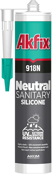 918N Sellador De Silicona Sanitaria Neutral